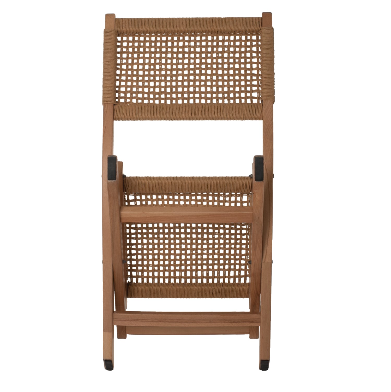 Сгъваем стол от бук - естествено въже 47x58x84см