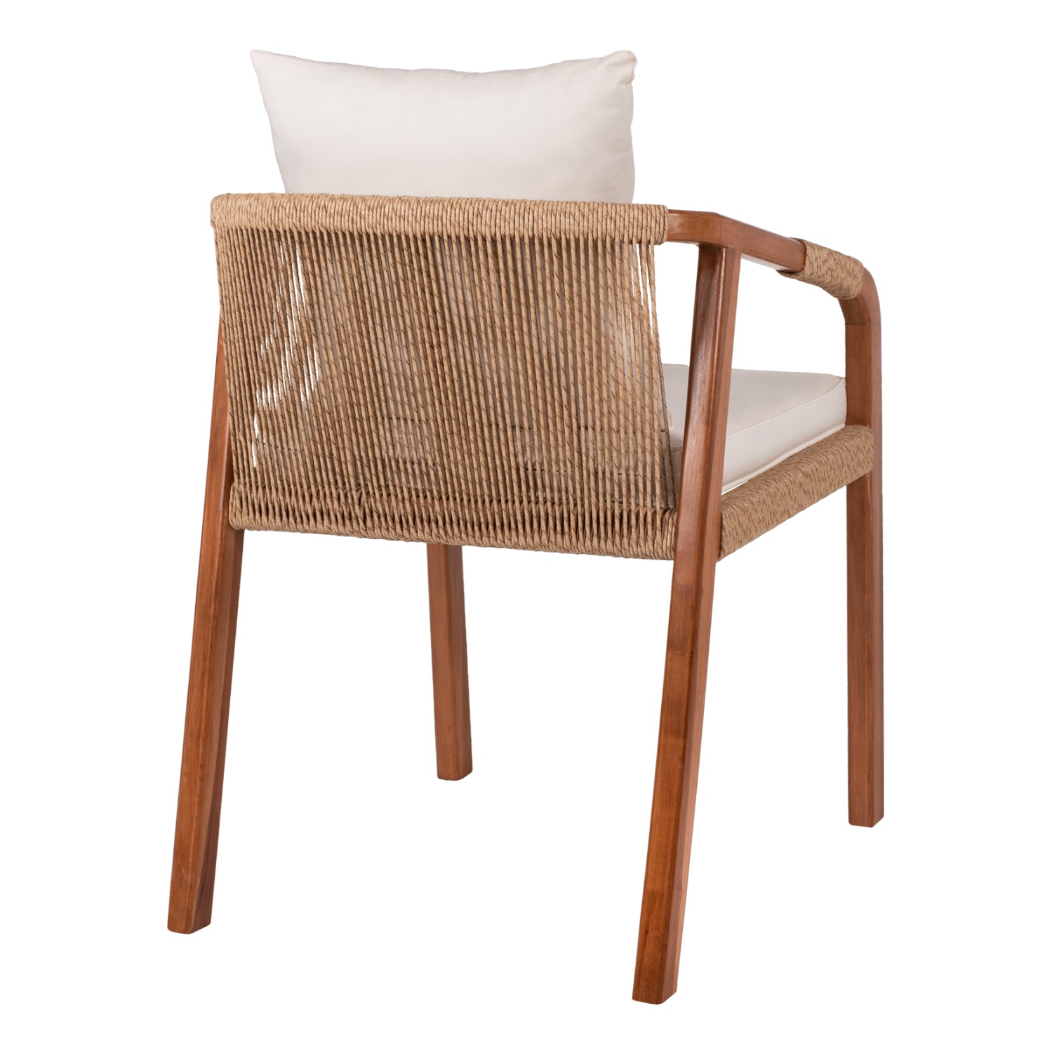 Кресло тиково дърво 57x63,5x75-88