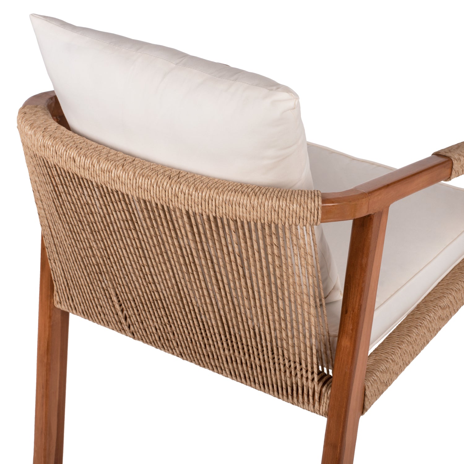 Кресло тиково дърво 57x63,5x75-88