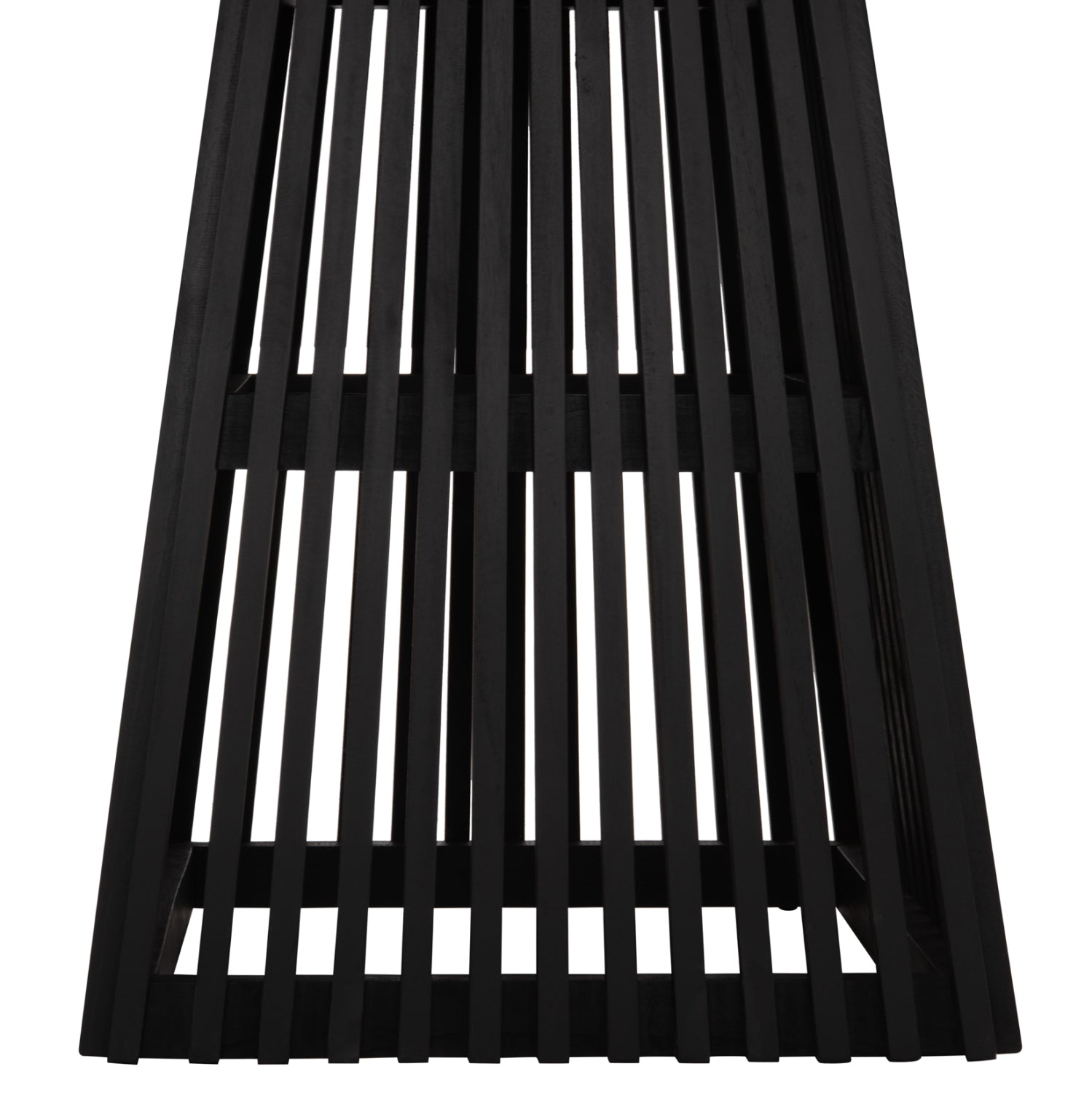 Квадратна трапезна маса FRANTZ mindi черно дърво 80x80x78см.