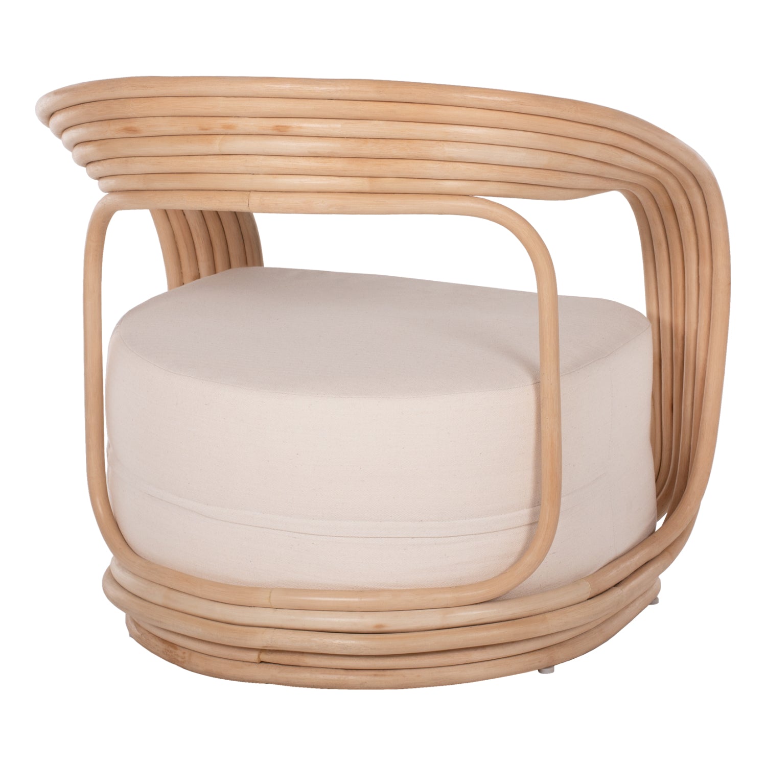 Фотьойл Дюкеса натурал ратан 81x59x70