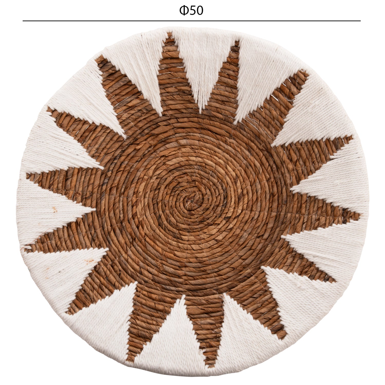 Декоративен комплект за стена от 3 части кръгла ватинка