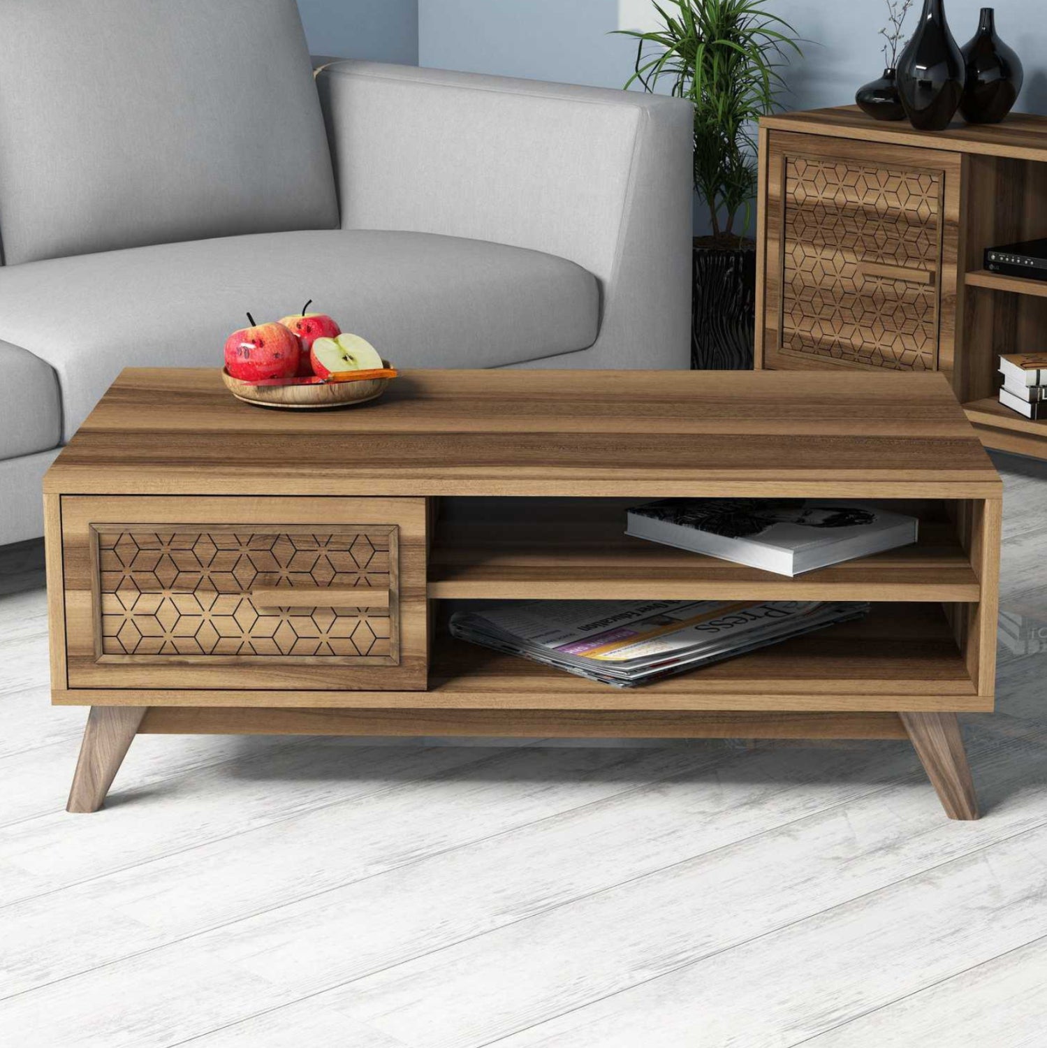 Холна маса 9497 цвят орех 105x60x38.2см