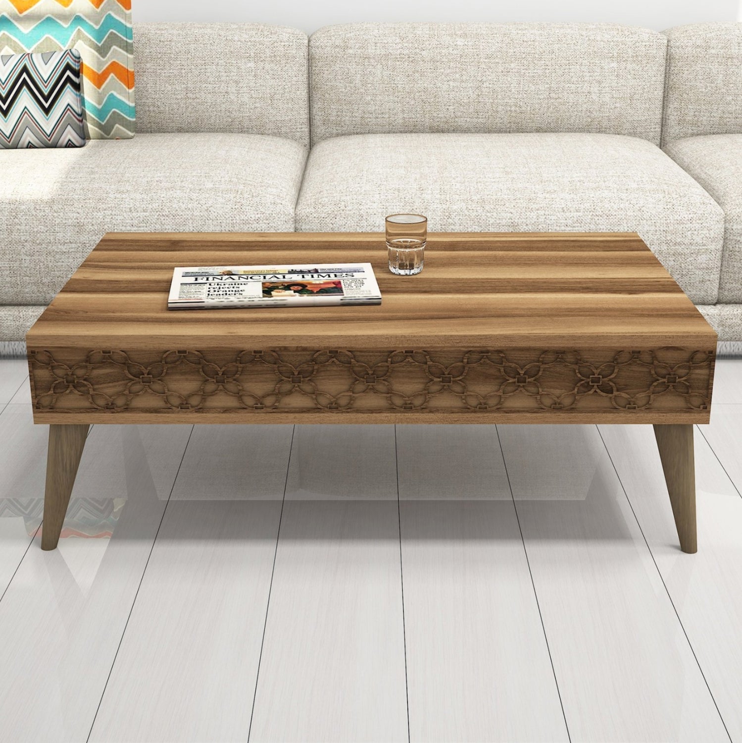 Холна маса  Платания цвят орех 105x60x36.6см