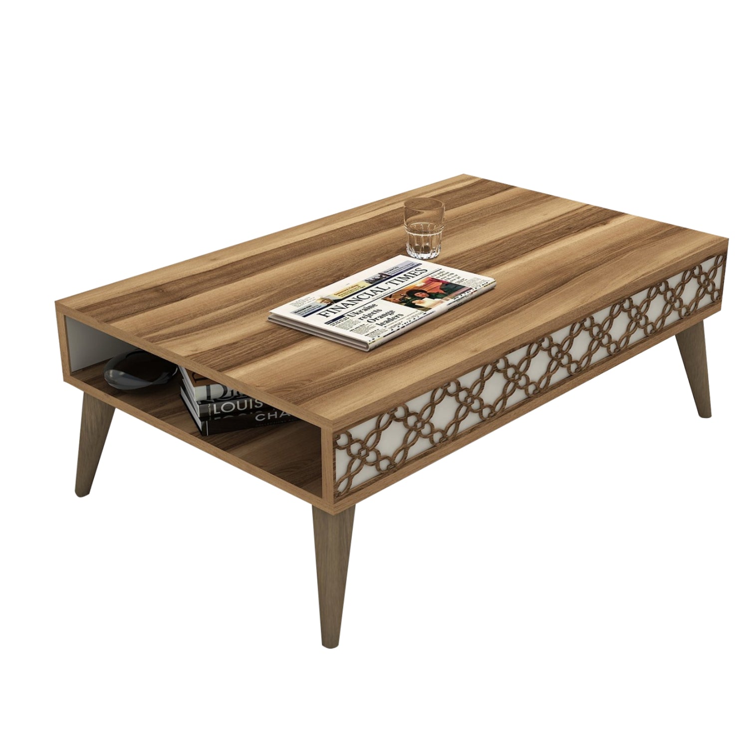 Холна маса 9499 цвят орех-крем 105x60x36.6см