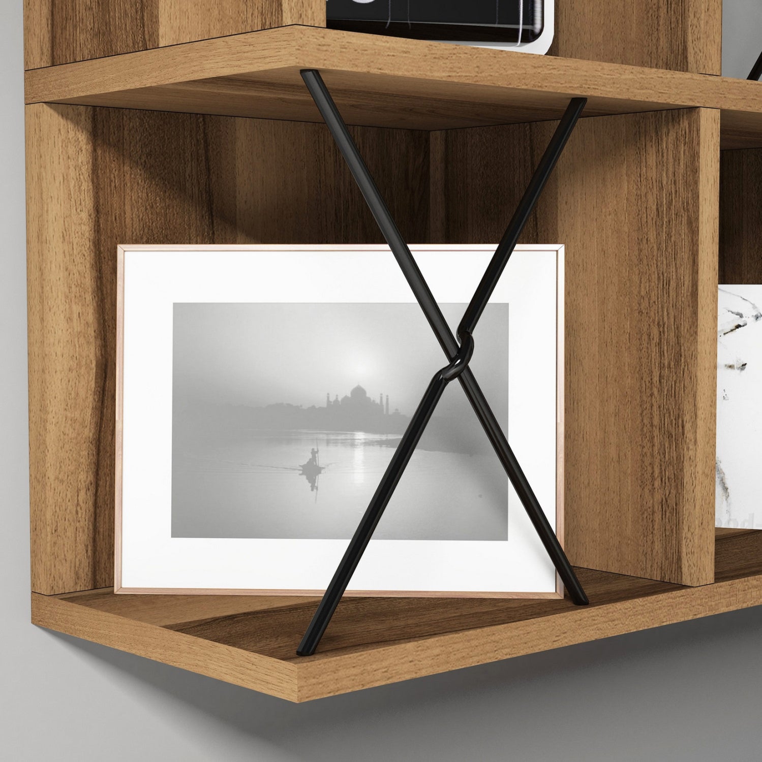 Етажерка  9520.02 цвят орех 60x24x60см