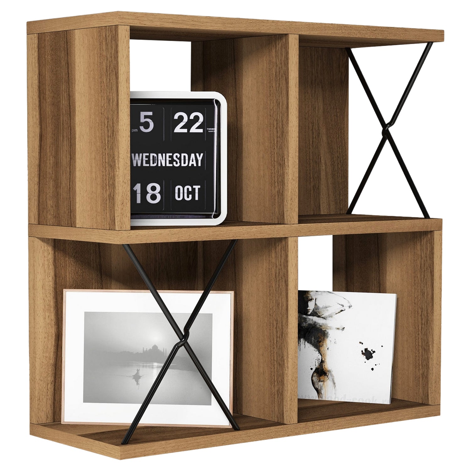 Етажерка  9520.02 цвят орех 60x24x60см