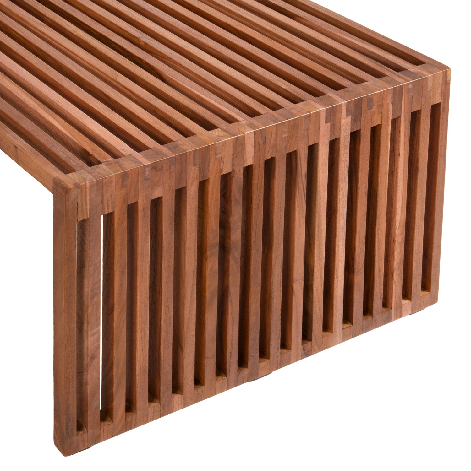 Холна маса NYA тиково дърво в естествен цвят 116x60x46.5см.