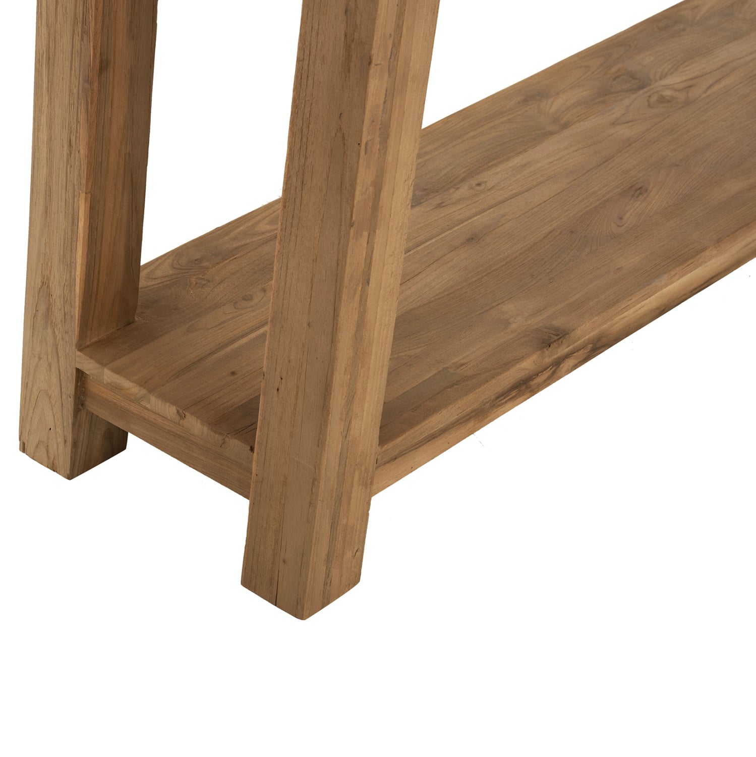 Конзола тиково дърво натурал  240x45x91