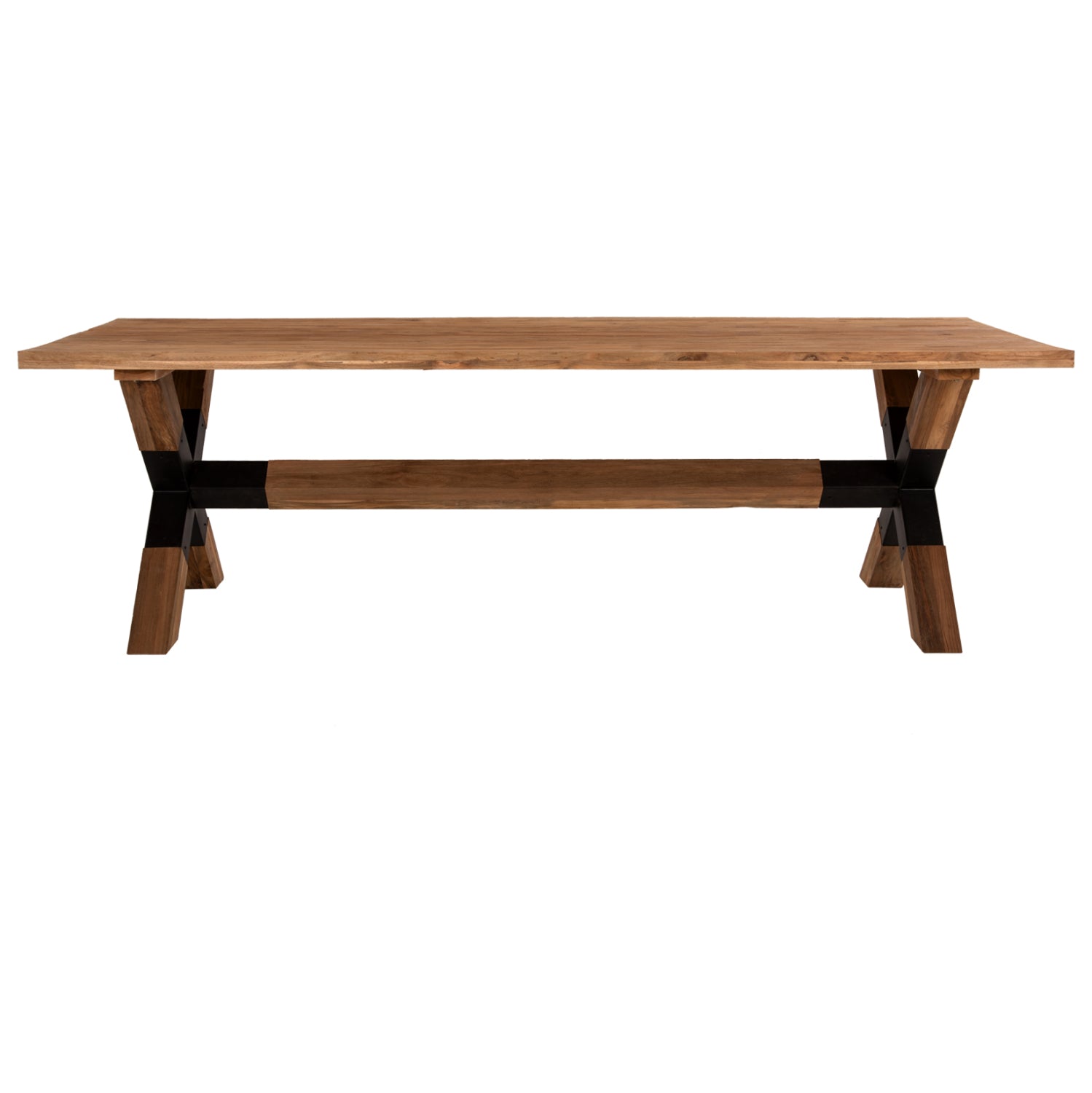 Маса KATTE 250x100x78см -натурал тиково дърво