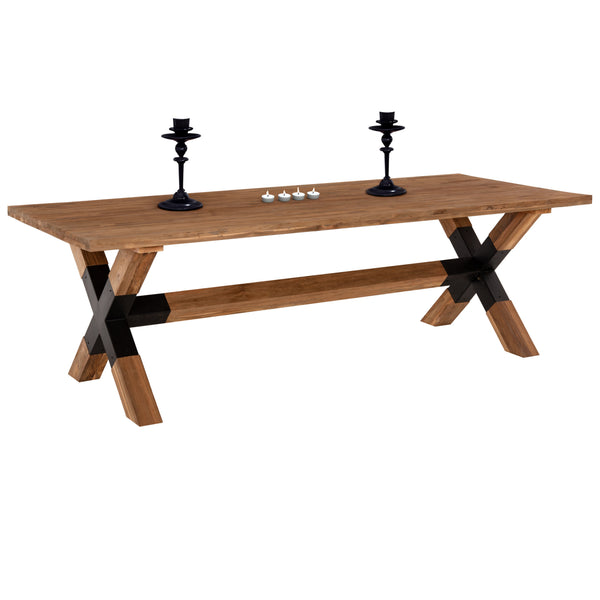 Маса KATTE 250x100x78см -натурал тиково дърво