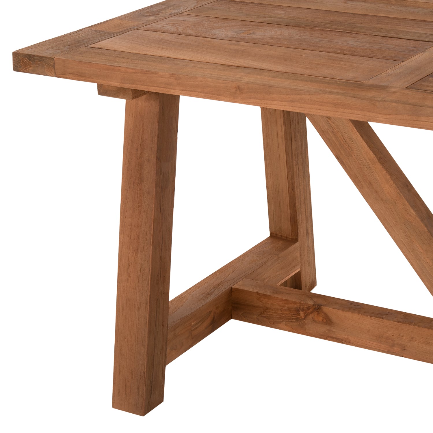 Маса PLUTON  тиково дърво 200x90x75 -натурал