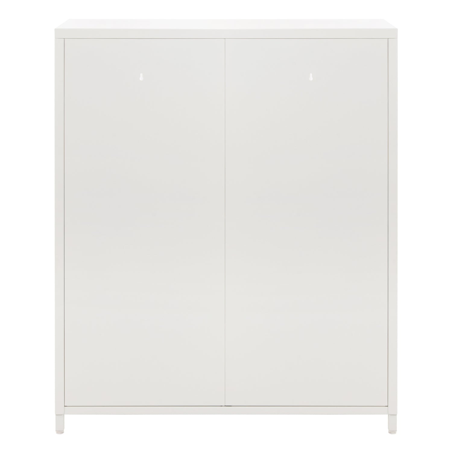 Витринен шкаф  CARIL бял цвят 80x37-40x102см