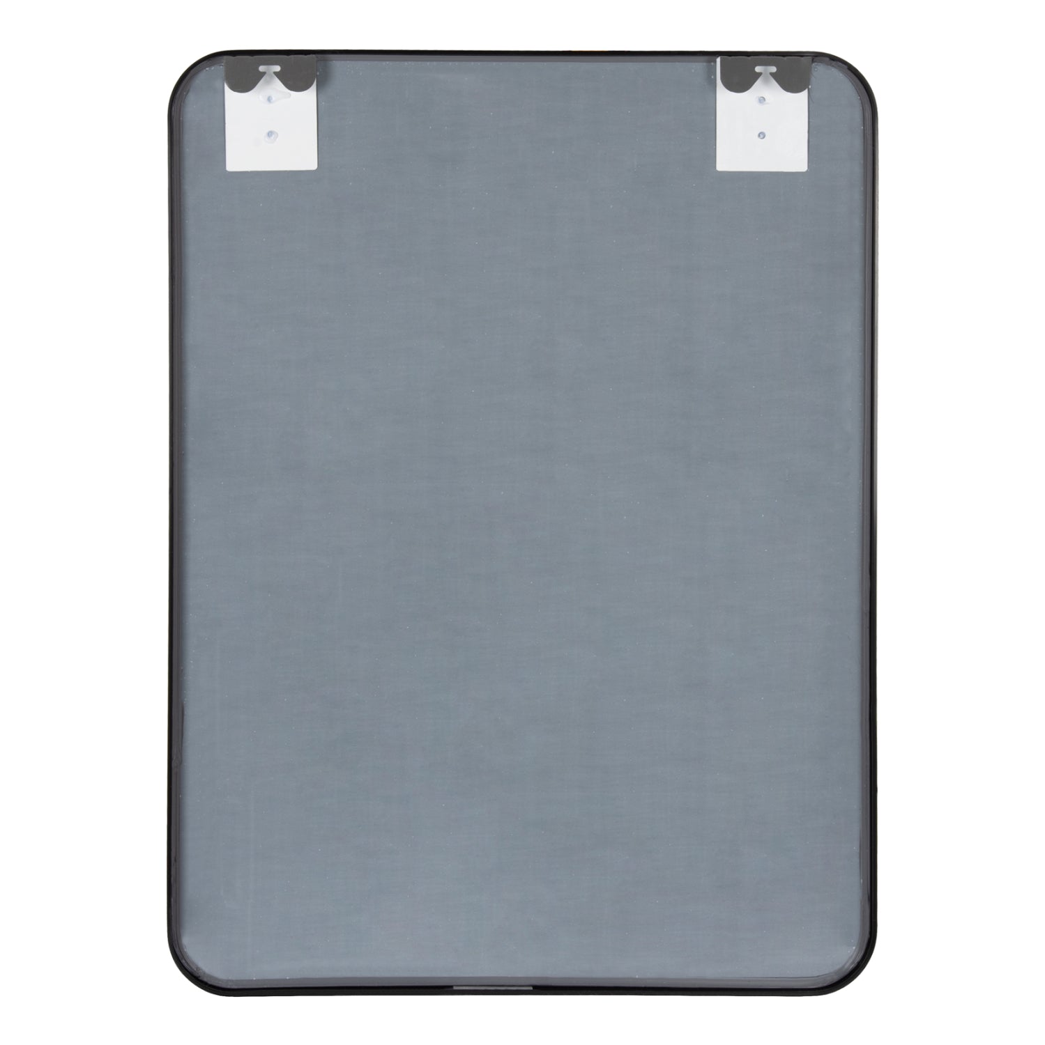 Стенно огледало с алуминиева рамка, черно 60x3x80см