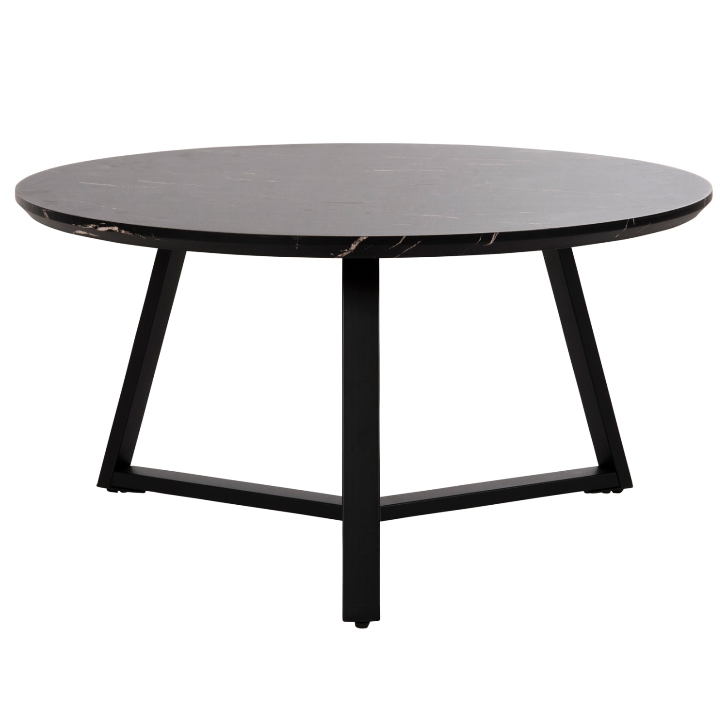 Холна маса ROCKET черен цвят Φ80x42см