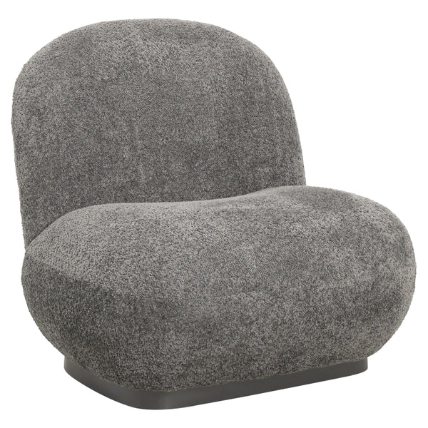 Кресло BEANY букле сив цвят 85x82x77см