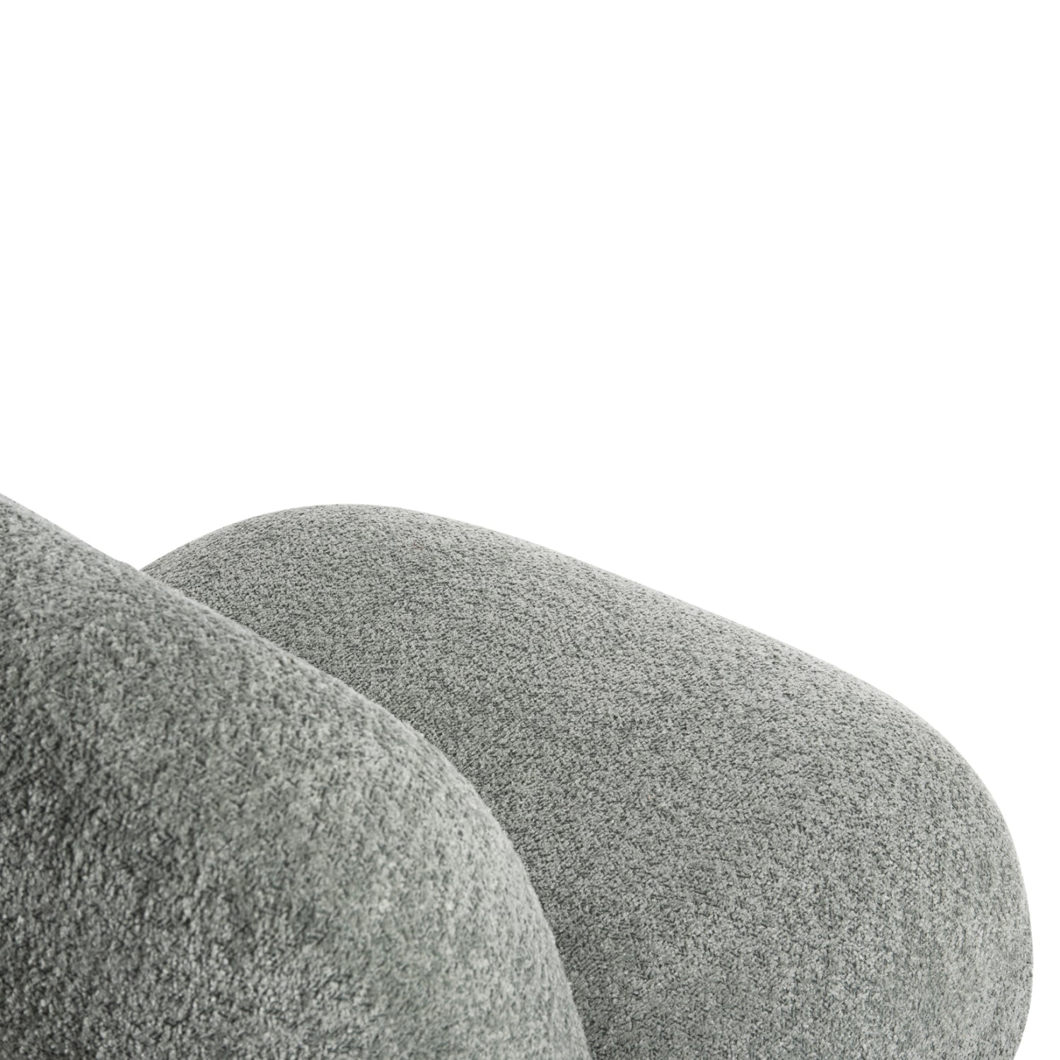 Кресло Бени букле цвят шам фъстък 85x82x77