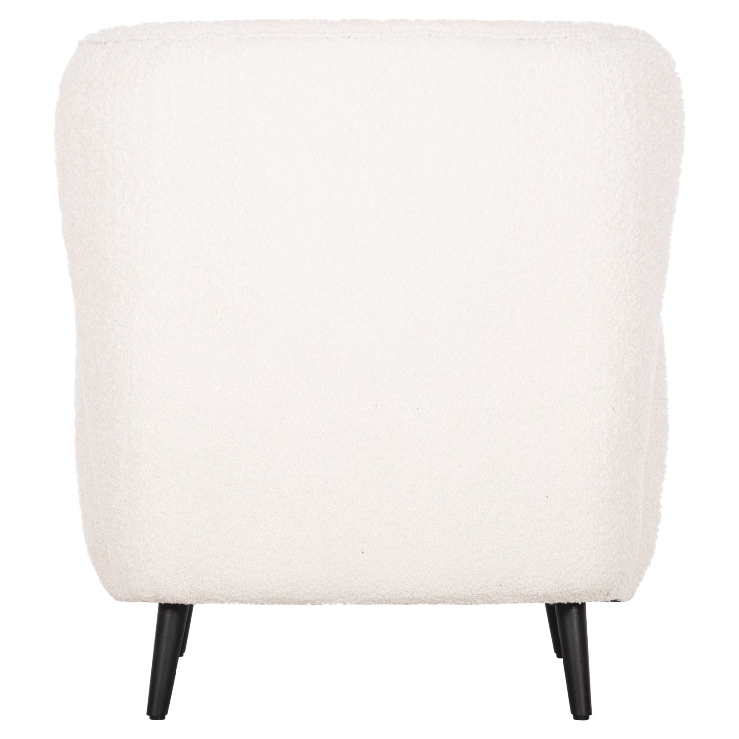 Кресло Крайли букле цвят екрю  83x87x89