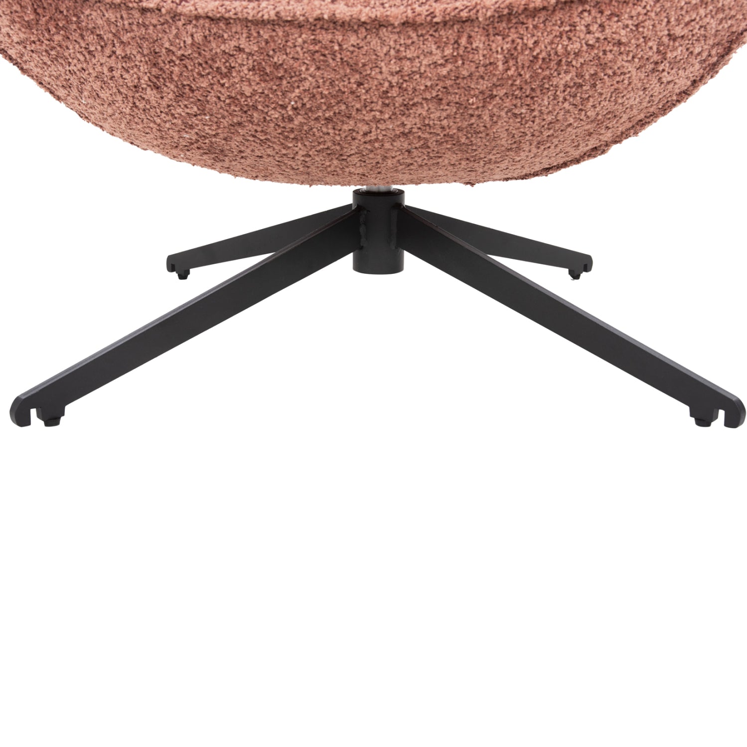 Кресло Брин букле розов цвят 86x76x87