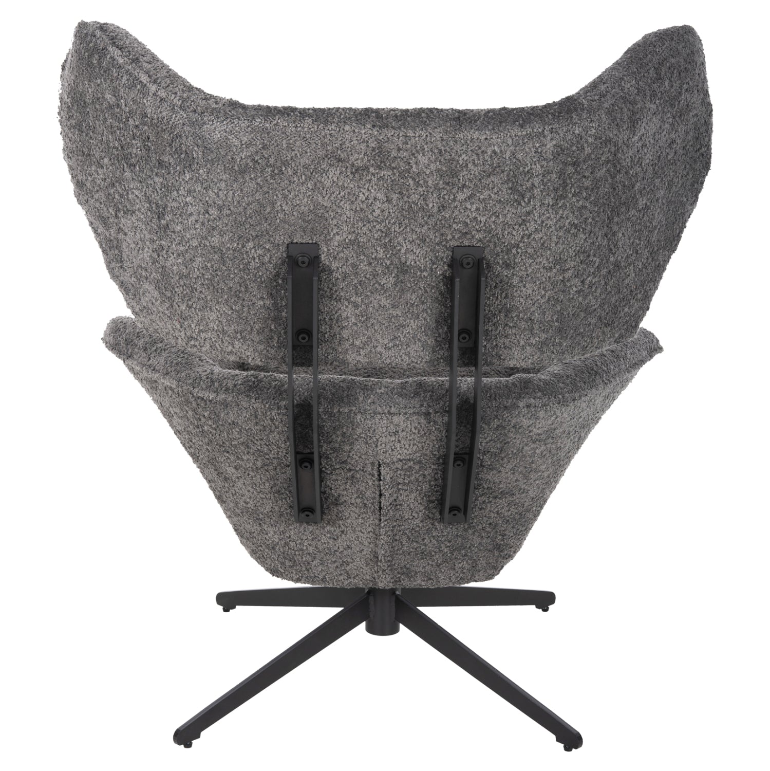 Кресло Брус букле сив цвят  86x90x97