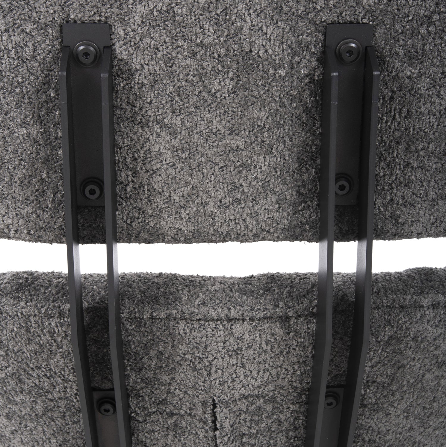 Кресло Брус букле сив цвят  86x90x97