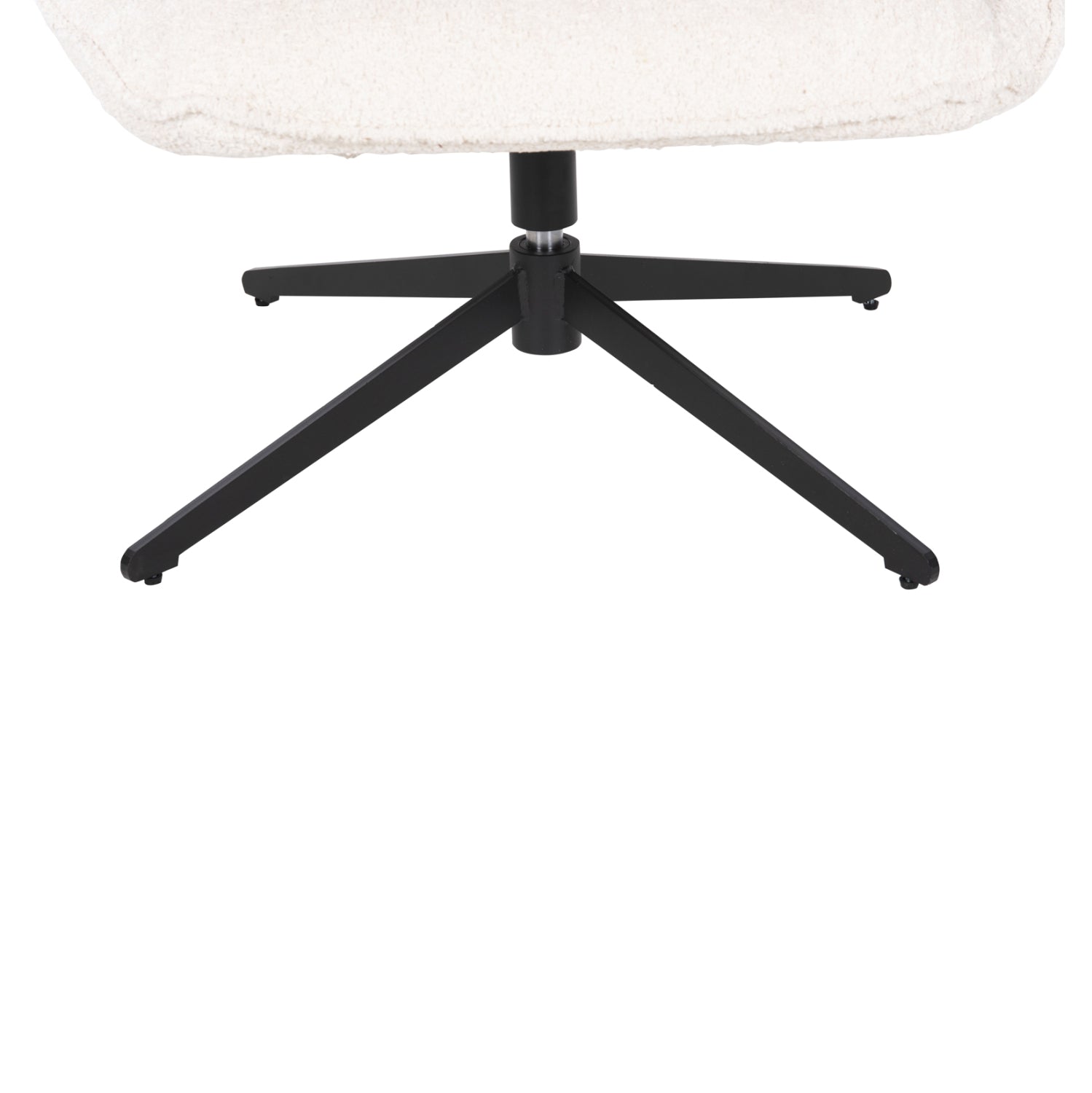 Кресло Брус букле цвят екрю  86x90x97