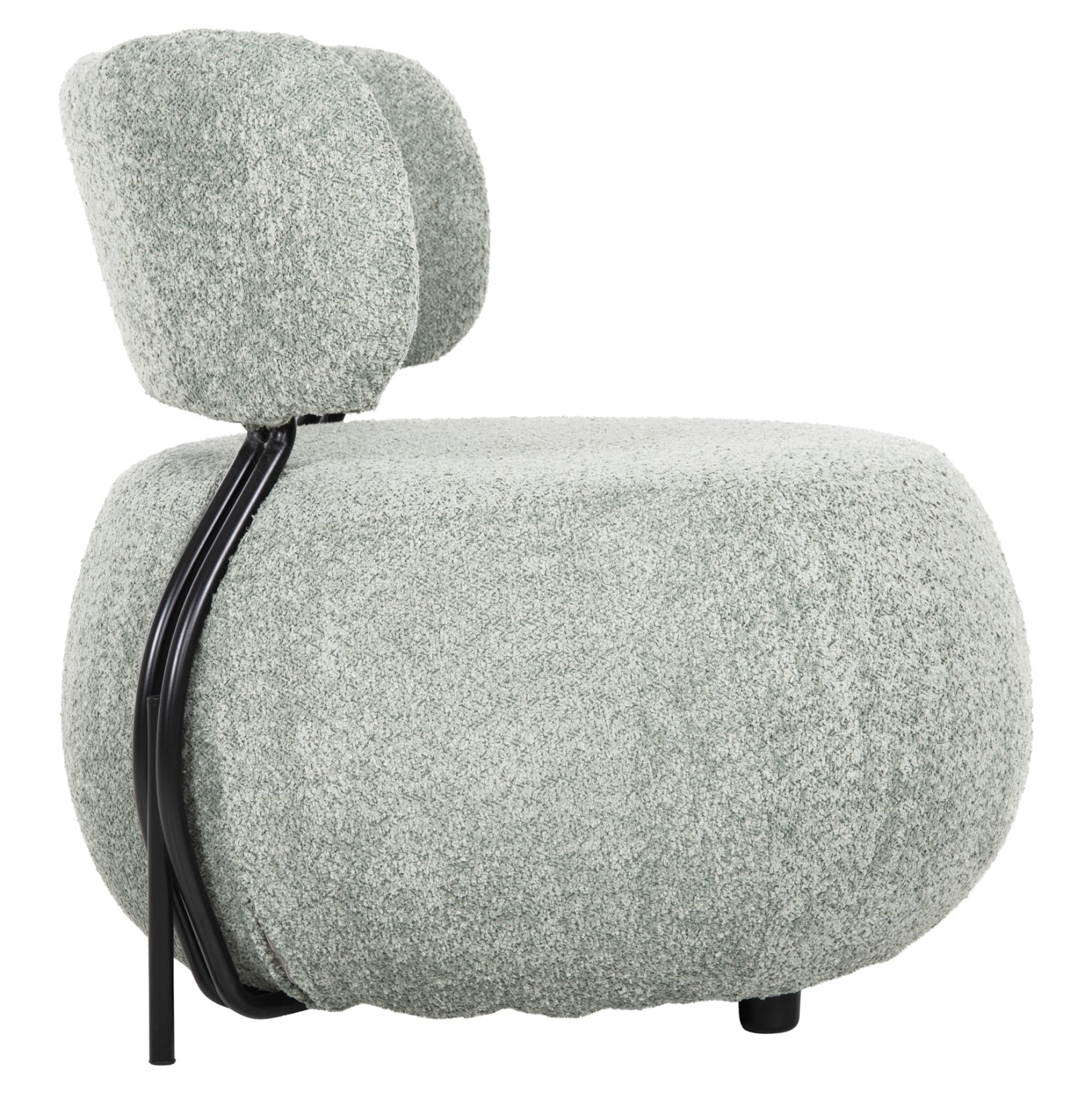 Кресло KARSEN цвят шамфъстък  75x75x75H см