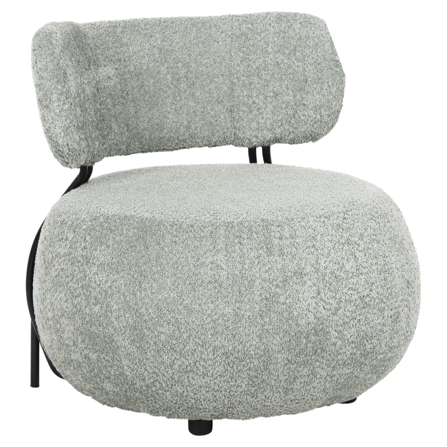 Кресло KARSEN цвят шамфъстък  75x75x75H см