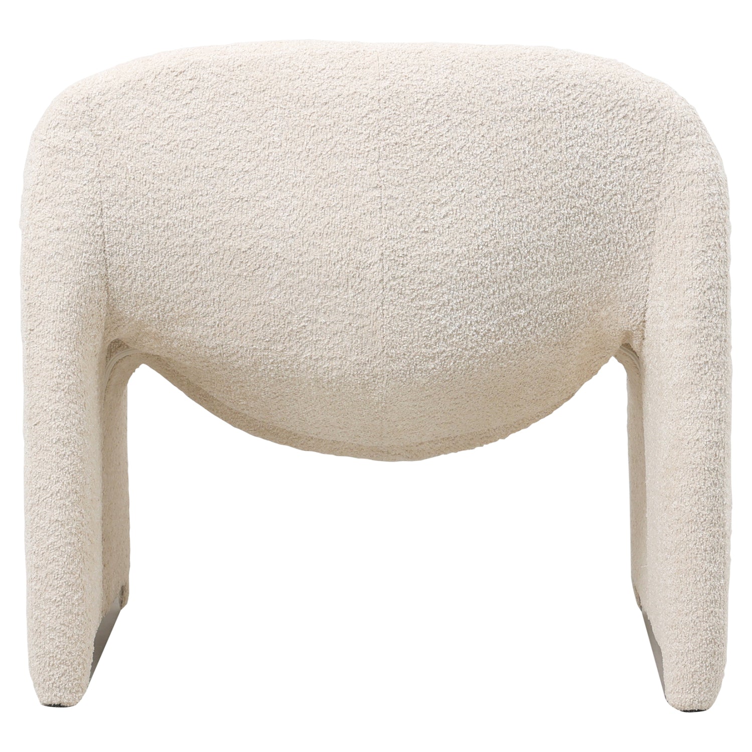 Кресло  SPINER букле екрю цвят  81x64x74см.