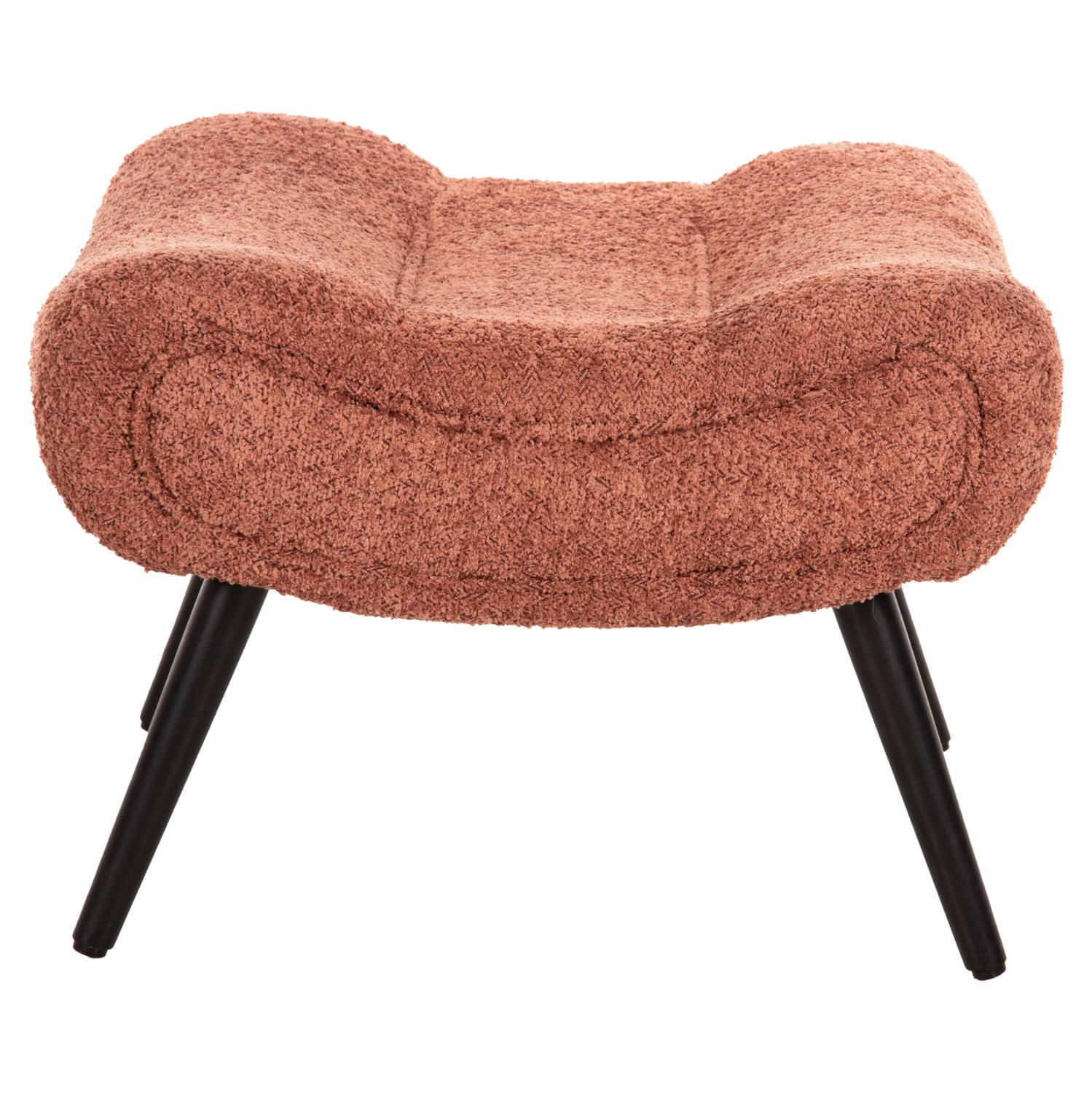 Табуретка Кемба букле розов цвят 68X58X40