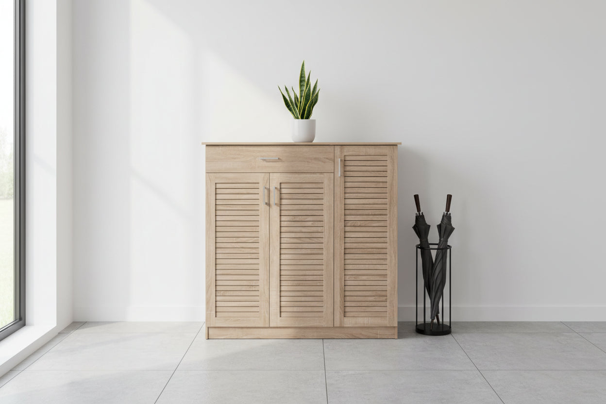 Шкаф за обувки PROΒY цвят сонома 120x37.5x121.5см