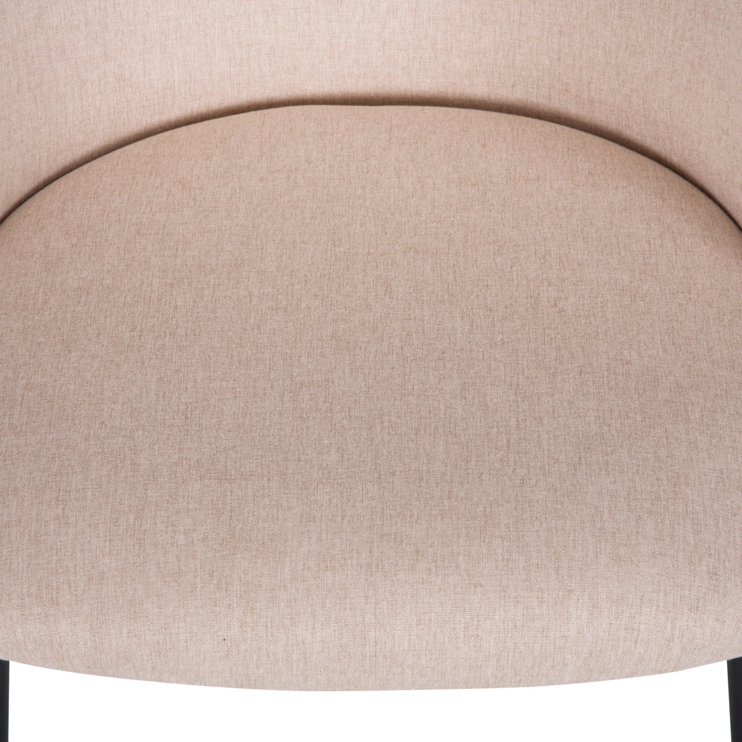 Стол  ISIAH бежовa дамасka-черни метални крака 56x56x76см.