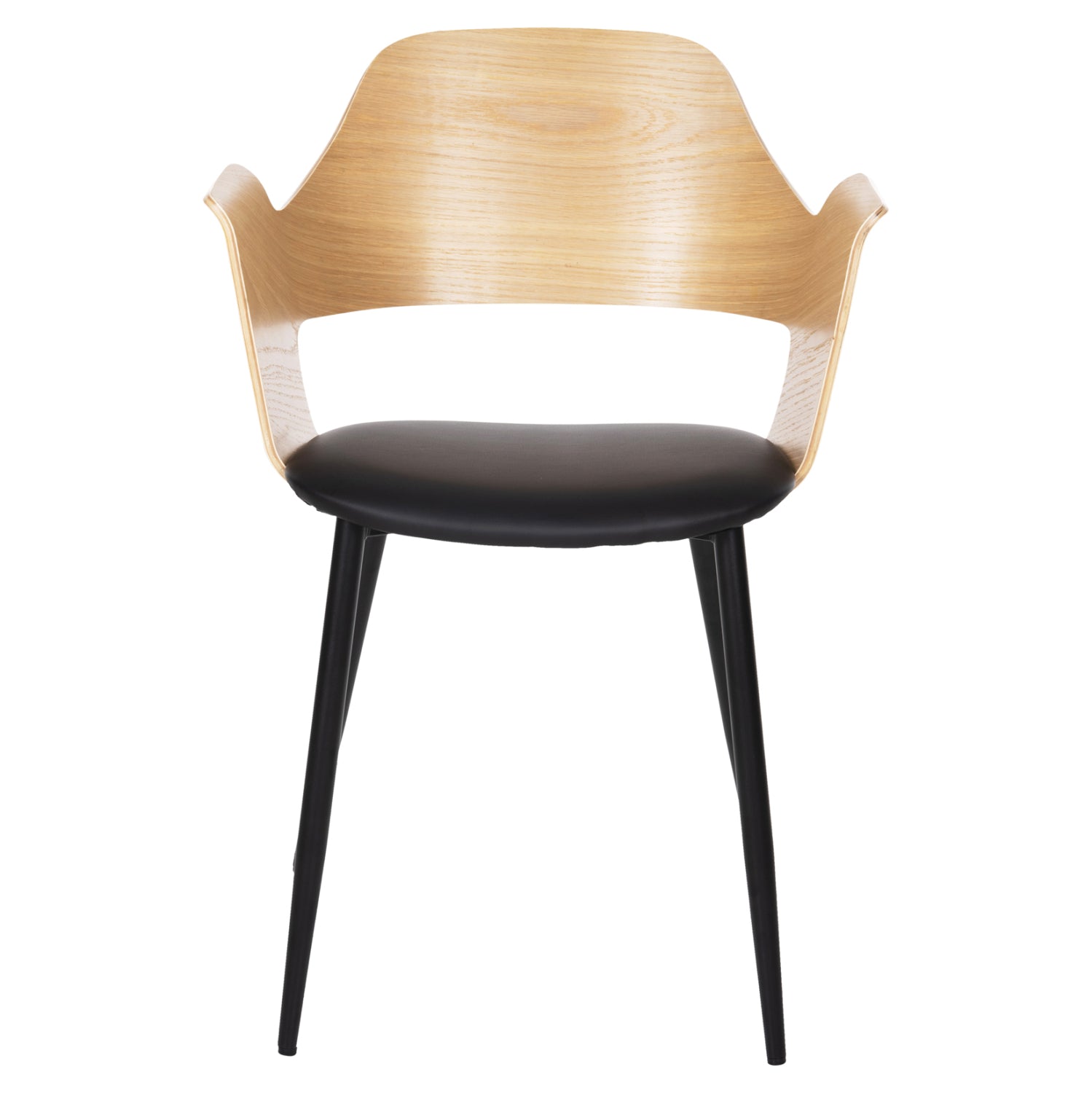 Кресло VELP цвят черен-натурал