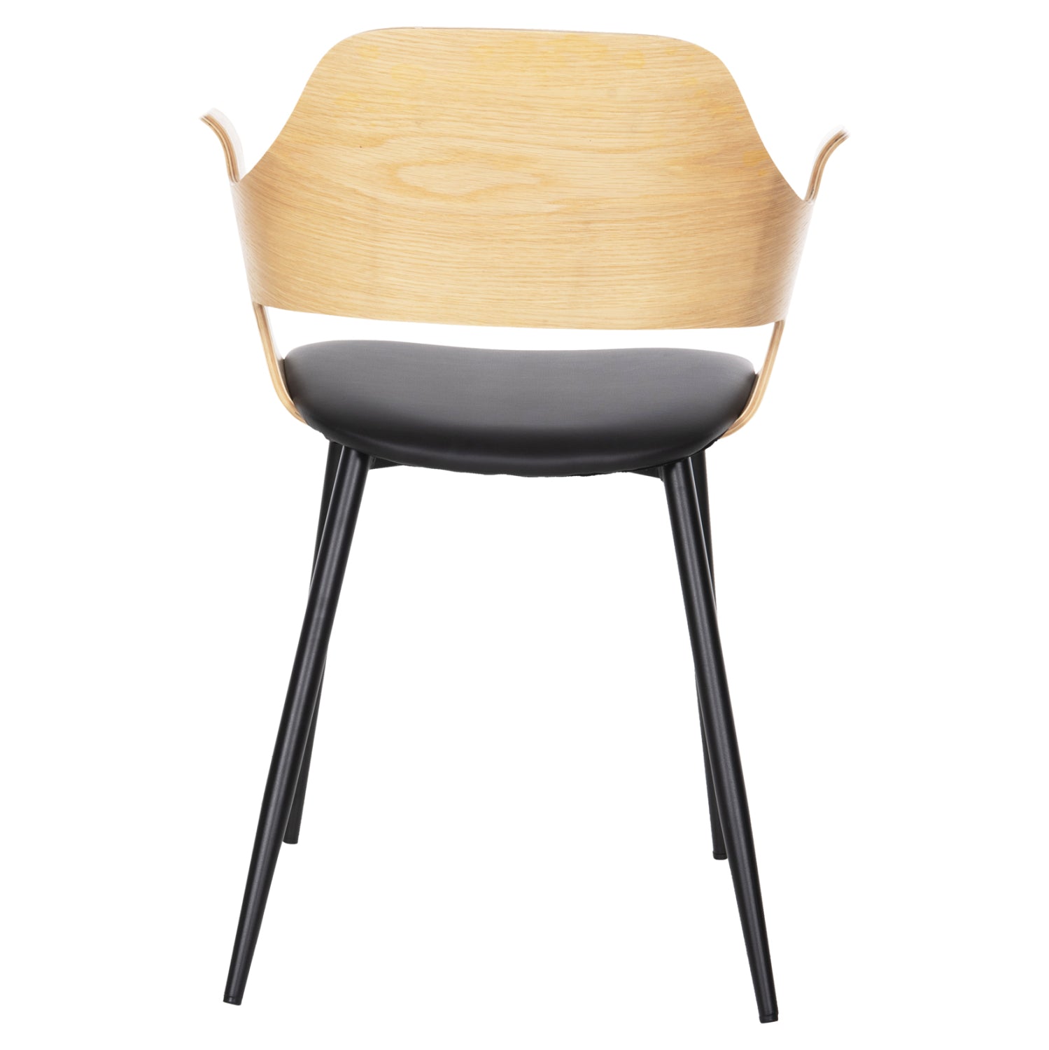 Кресло VELP цвят черен-натурал