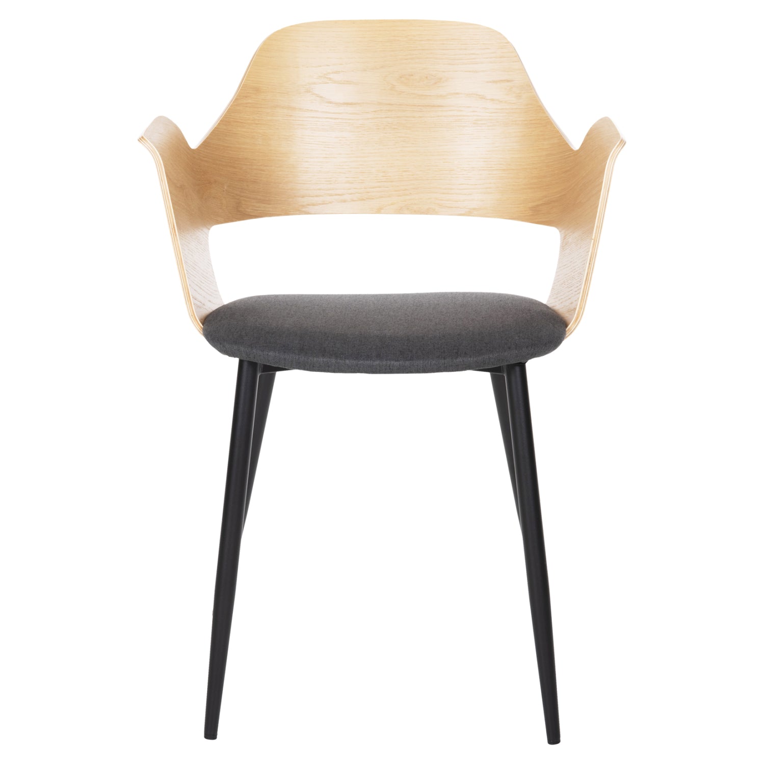 Кресло VELP цвят сив-натурал