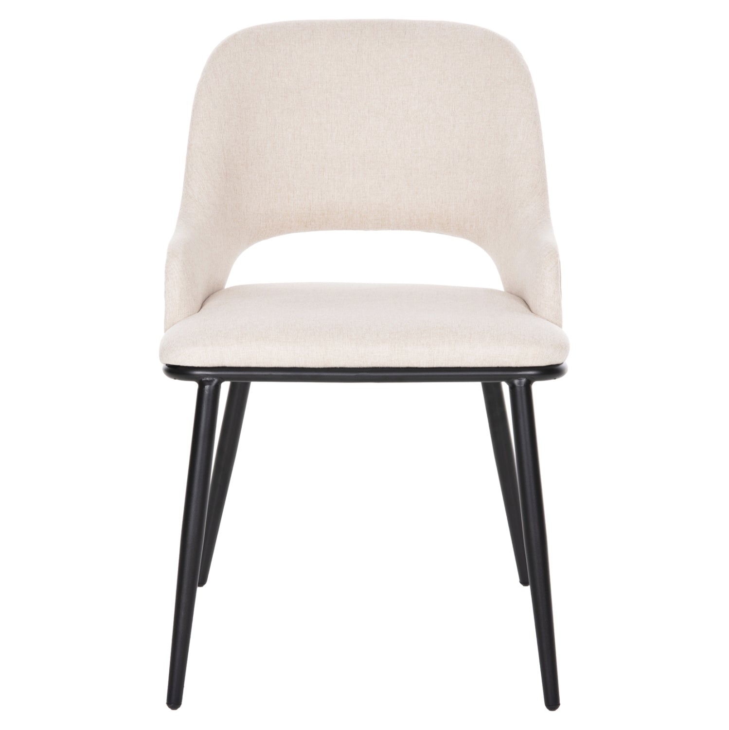 Стол DELF  цвят бежов-натурал 48x55x76