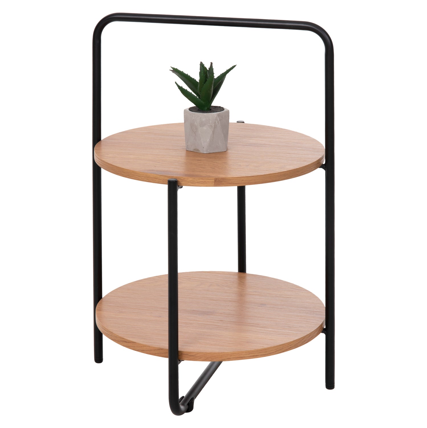 Помощна маса SYLO естествен-черен цвят Φ44x66см