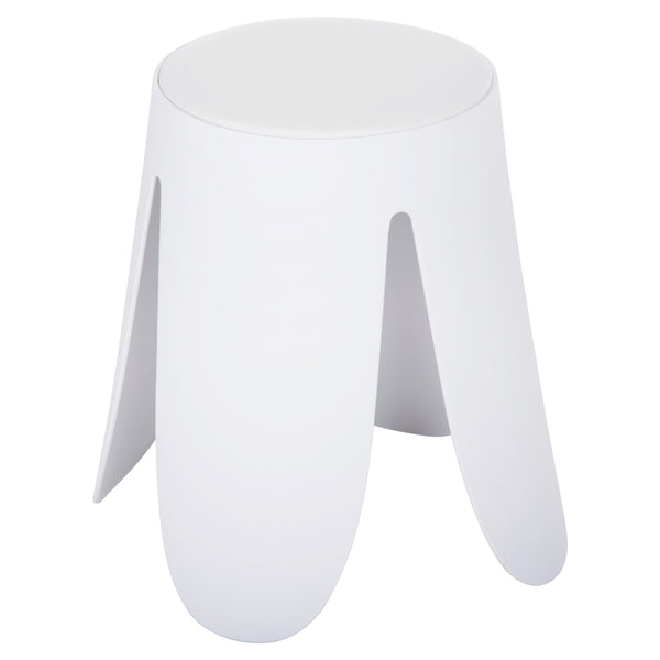 Табуретка DENTY бял цвят Φ30x45