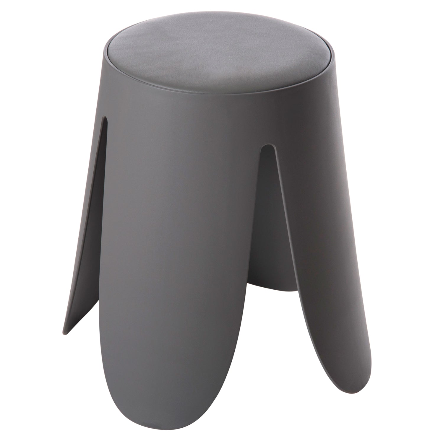 Табуретка DENTY сив цвят Φ30x45