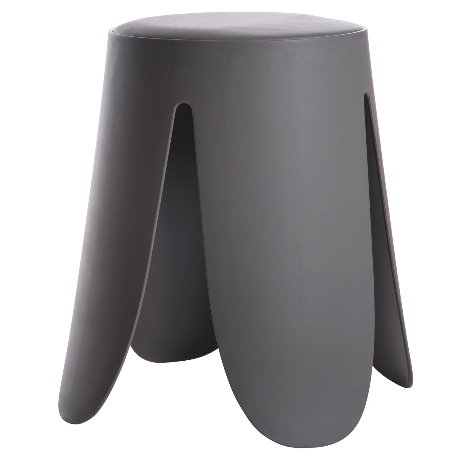 Табуретка DENTY сив цвят Φ30x45