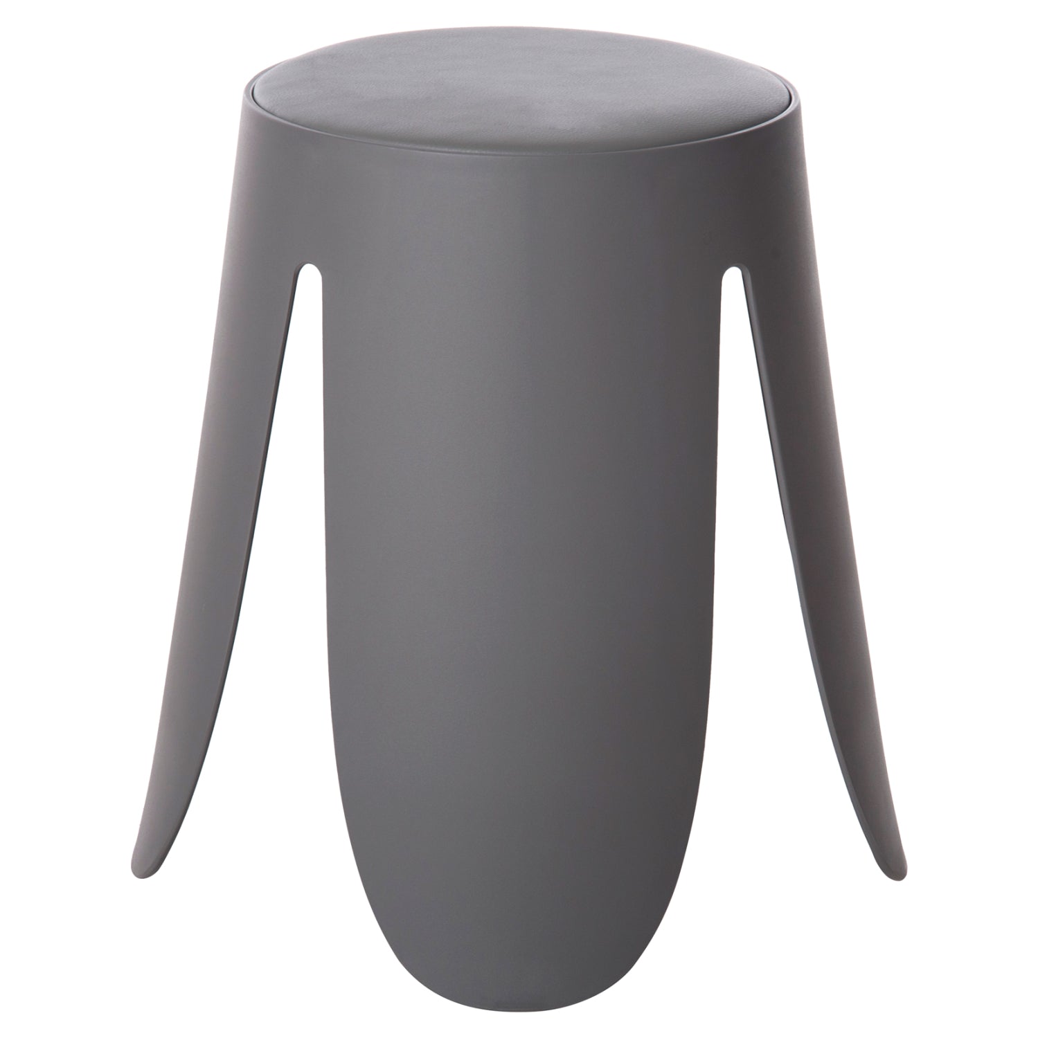 Табуретка DENTY сив цвят Φ30x45