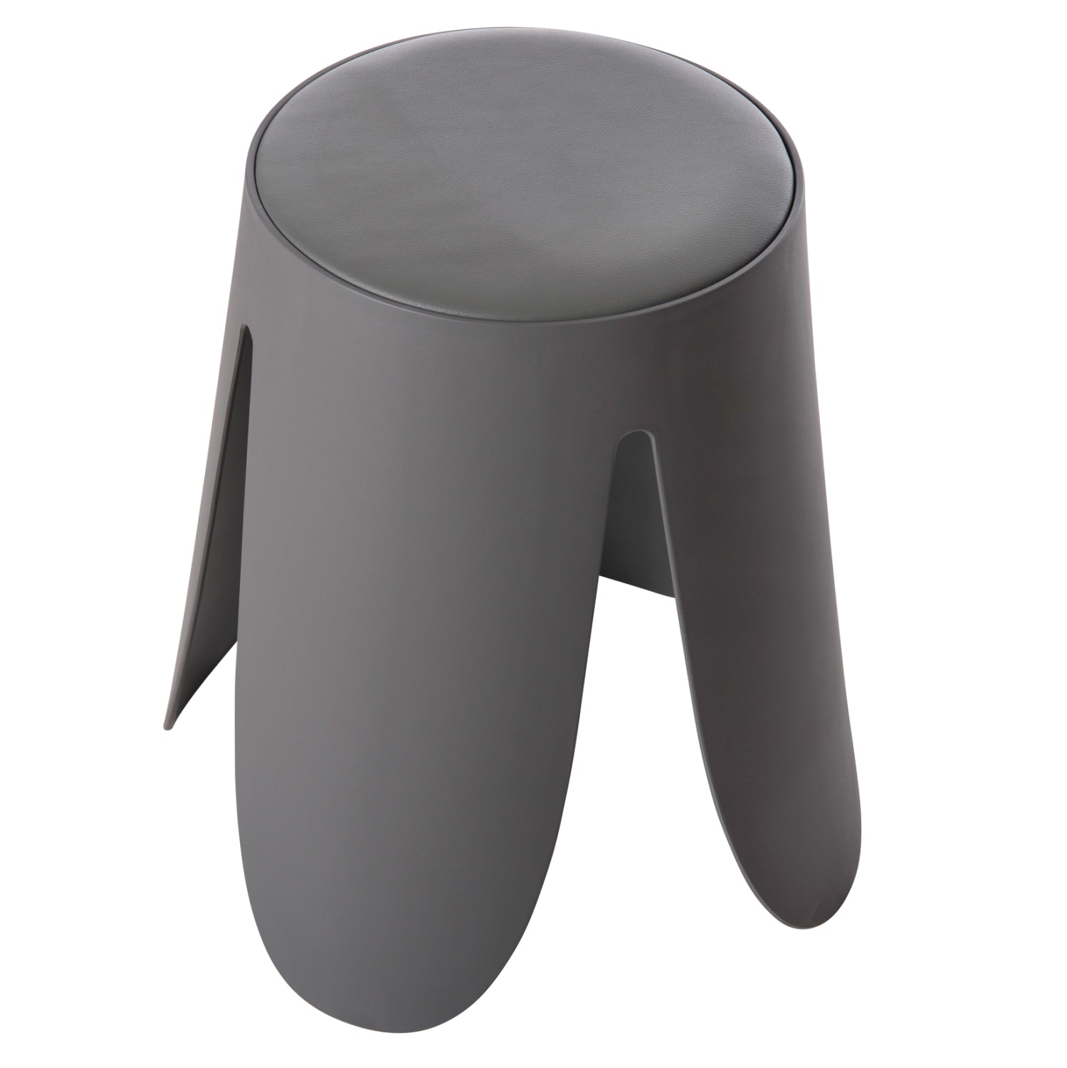 Табуретка DENTY сив цвят Φ30x45