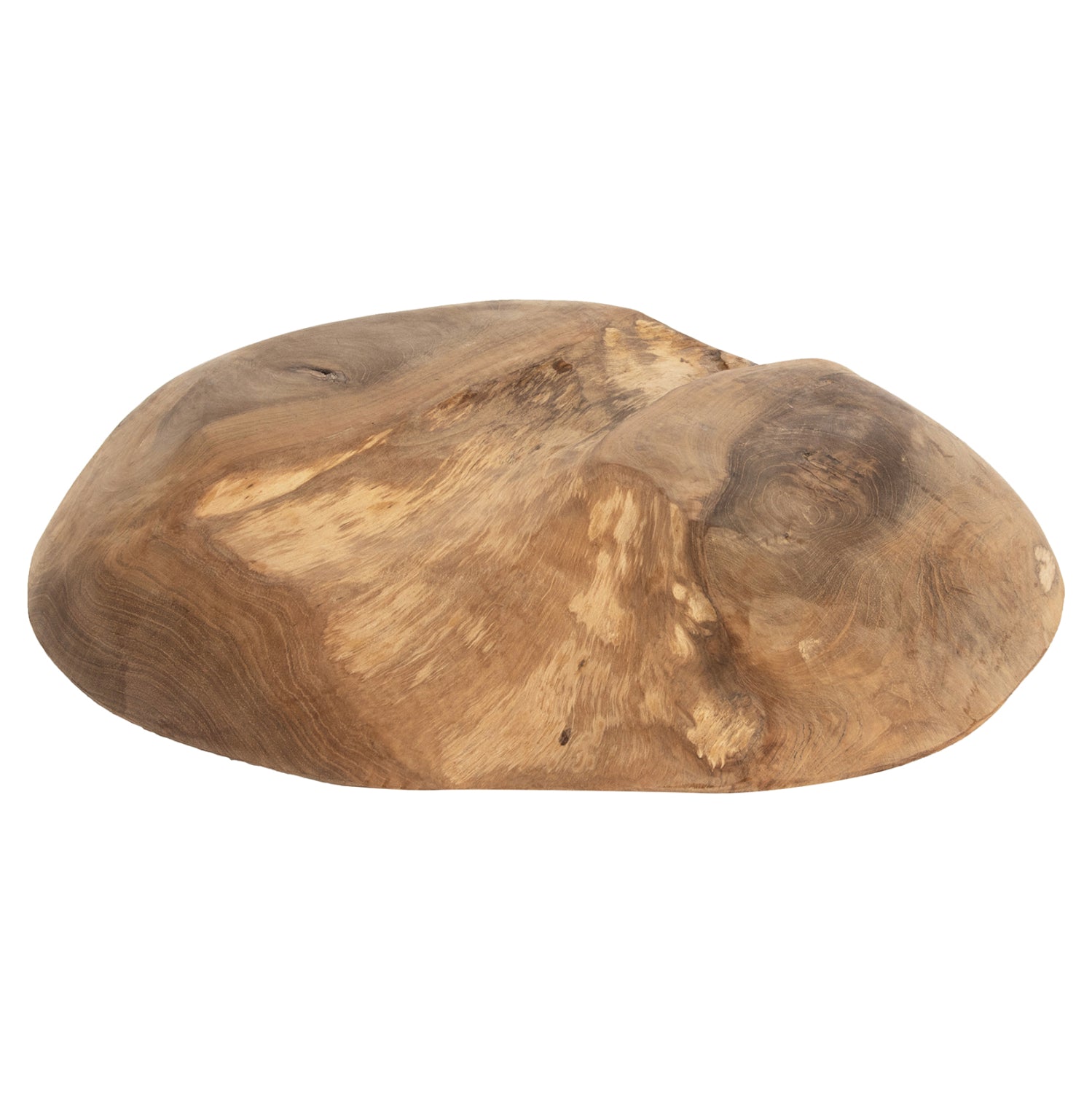 Дървена купа YOKI  тиково дърво натурал Φ39x6,5