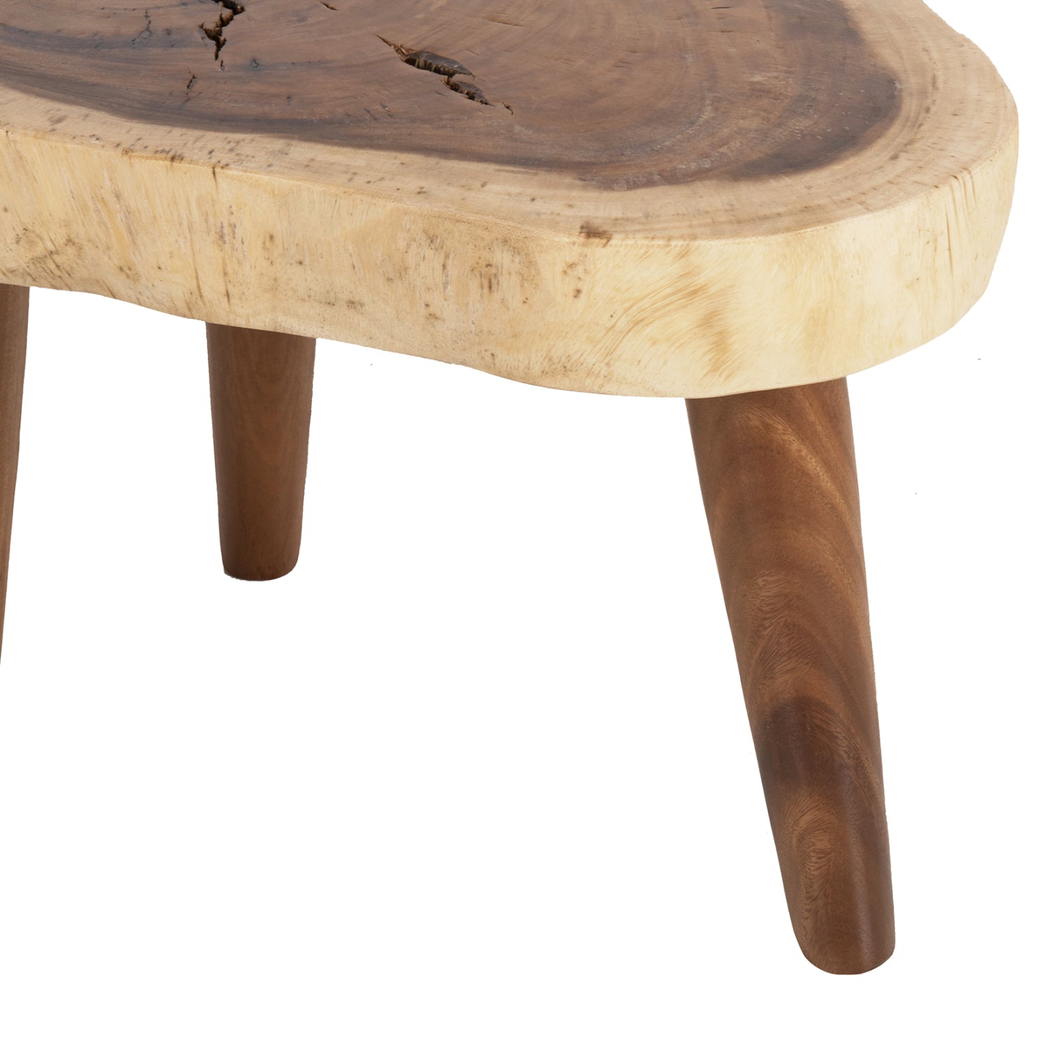 Странична маса  DOMPU  естествен цвят 66x44x46см