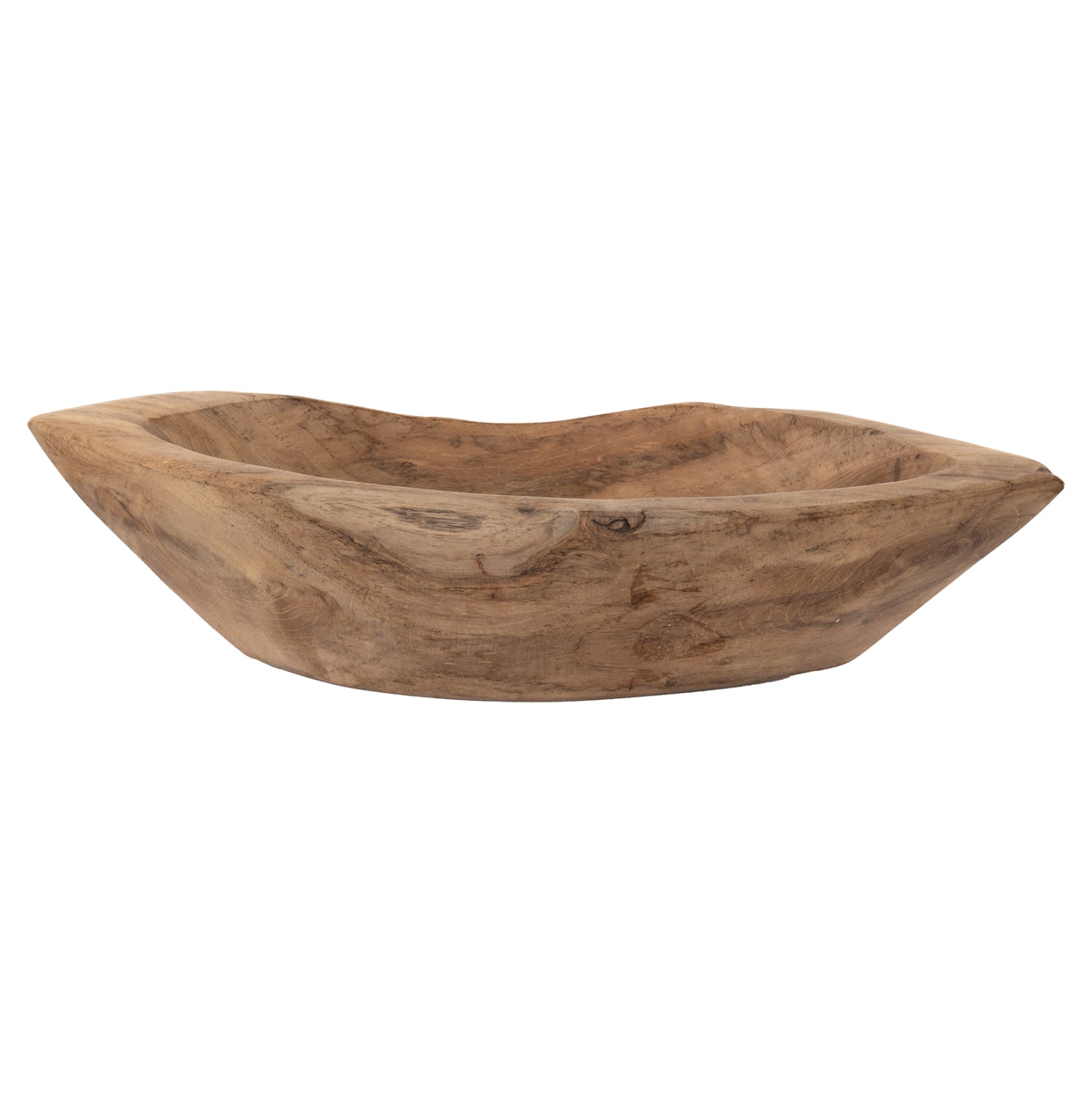 Декоративен съд  Noki тиково дърво 30x6x13см