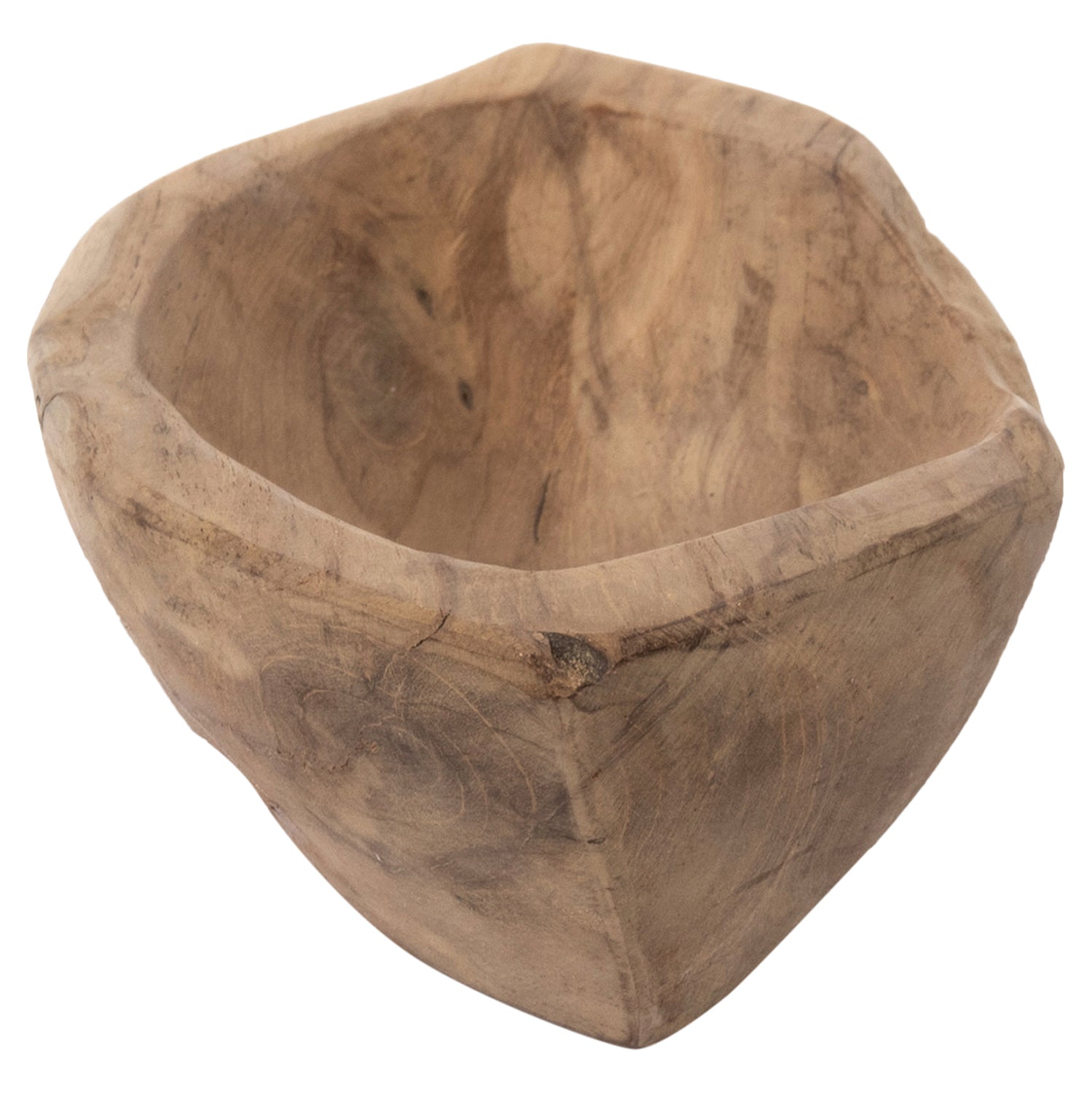 Декоративен съд  Noki тиково дърво 30x6x13см