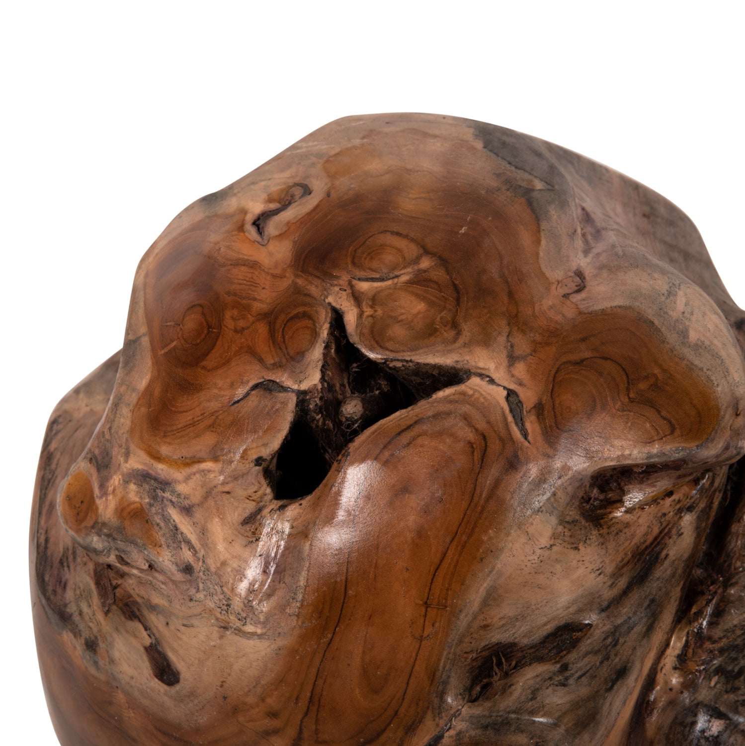 Дървена декорация ф40 -натурал