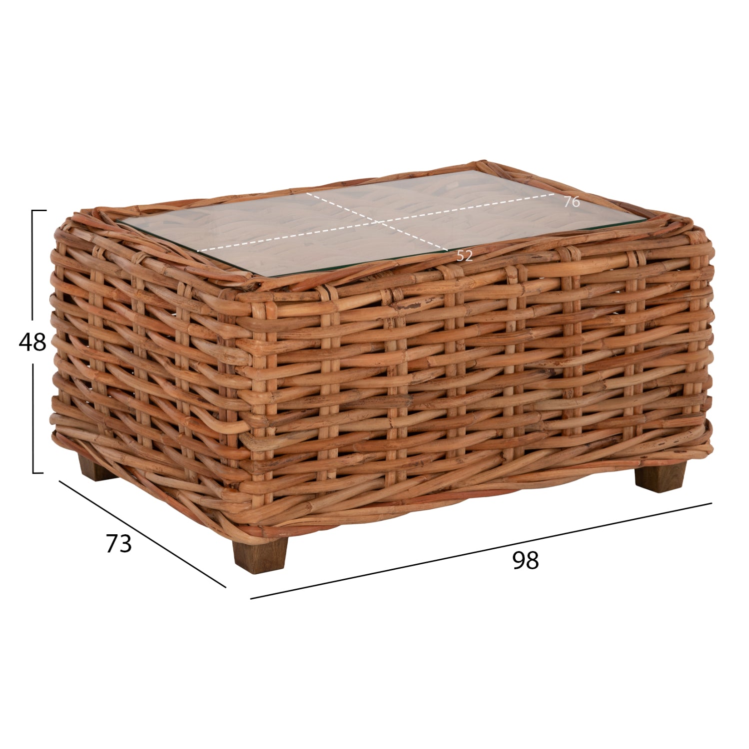 Комплект Тропел махагоново дърво натурал