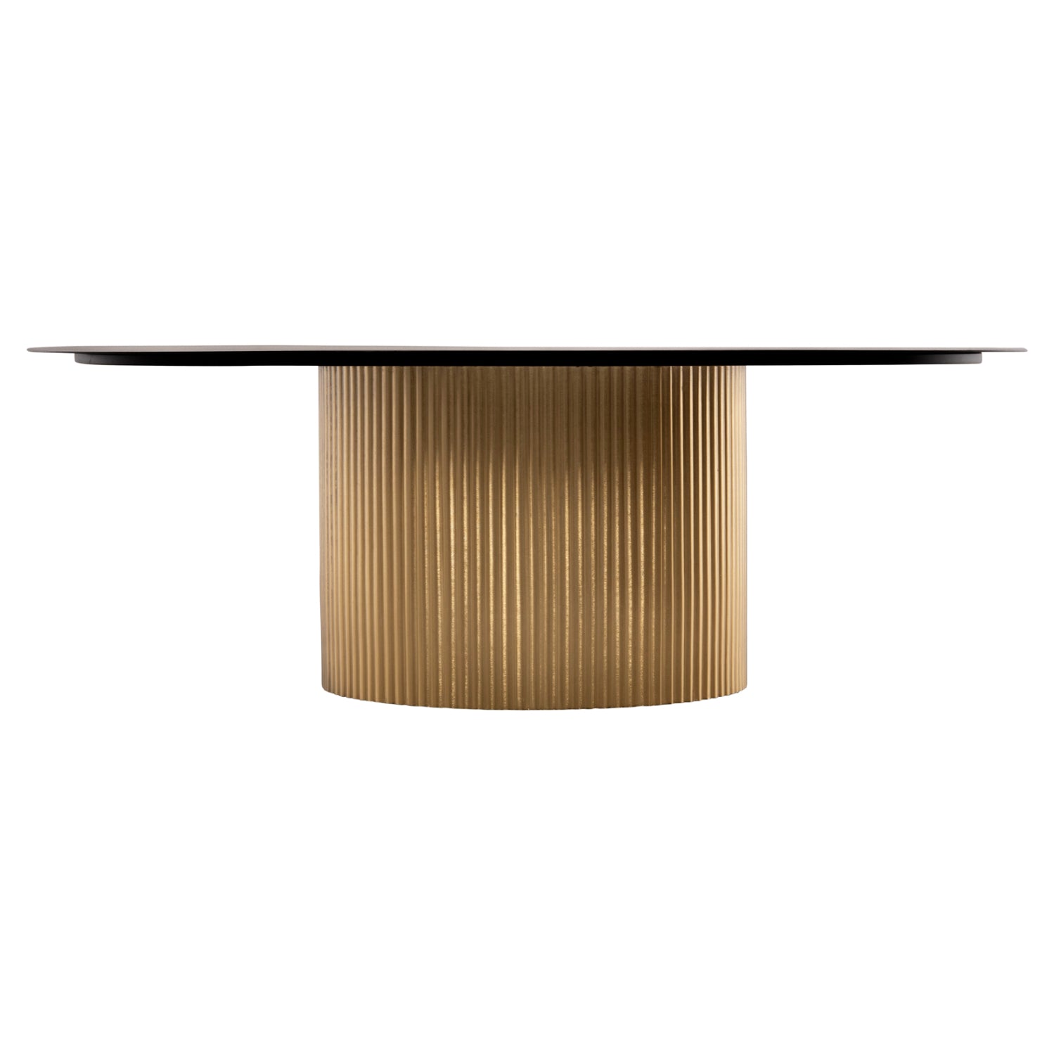 Холна маса 2бр.  КГ11916 метал в златисто-черно Φ110x38 и Φ80x32см.