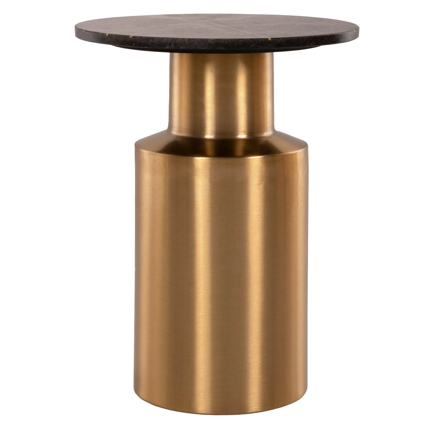 Помощна маса CLAYDEE  Φ41x54,5 цвят черен-златист